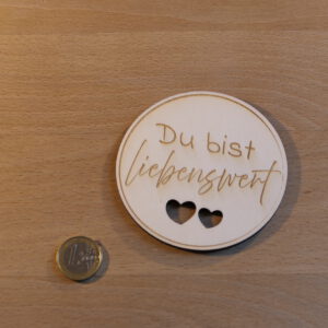 Untersetzer "Liebenswert"