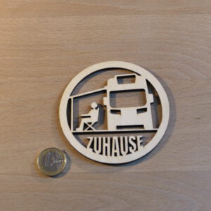Untersetzer "Zu Hause"