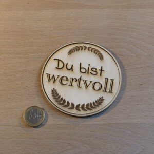 Untersetzer "Wertvoll"