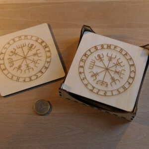 Untersetzerset "Kompass" mit Box