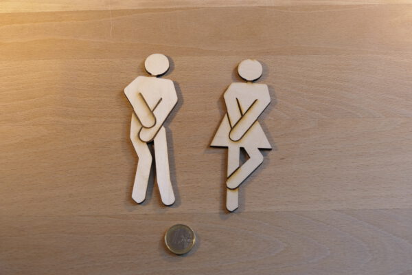 Piktogrammpaar "Toilette"